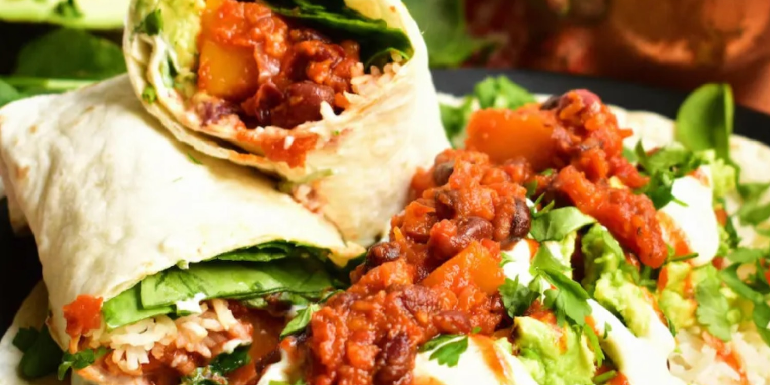Try This Easy and Delicious Squash and Black Bean Burritos Recipe