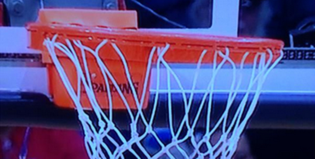TV footage of the crooked rim.