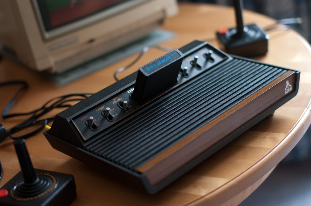 an Atari 2600 controller