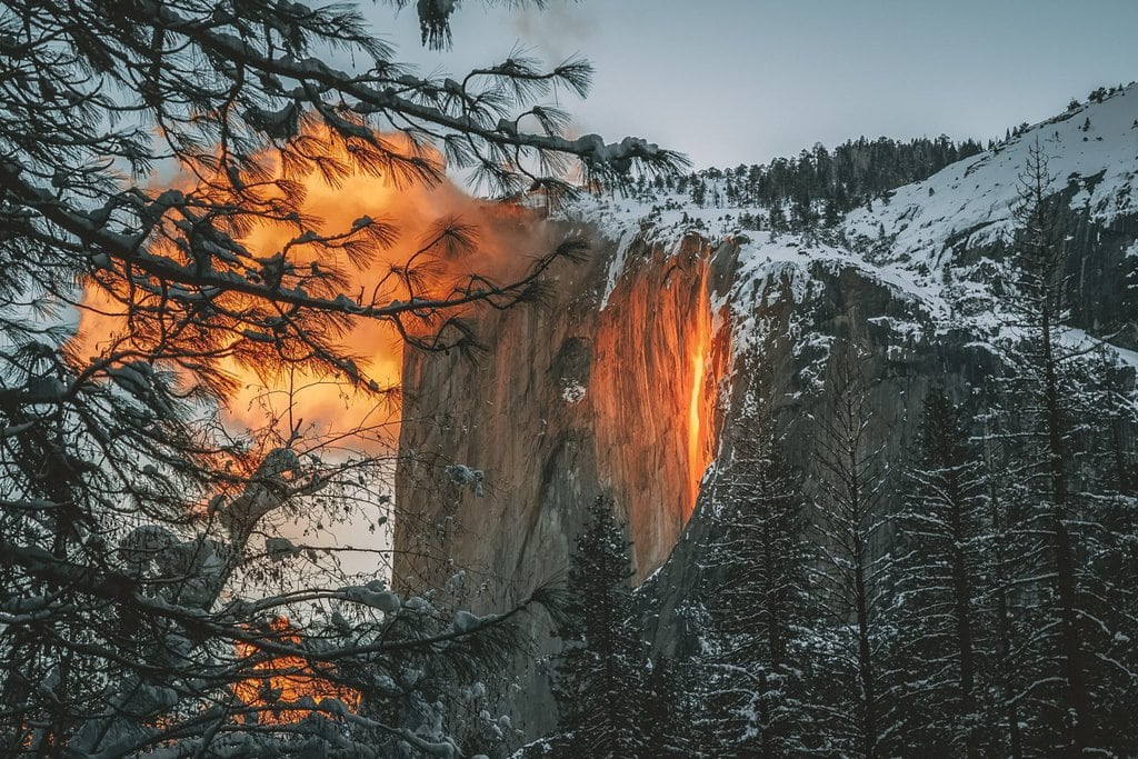 Make Reservations to Witness the Yosemite Firefall Phenomenon